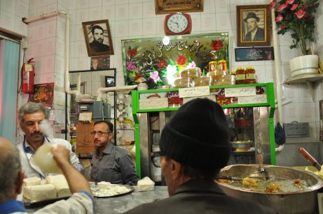 Dairy shopt at Tabriz Bazar